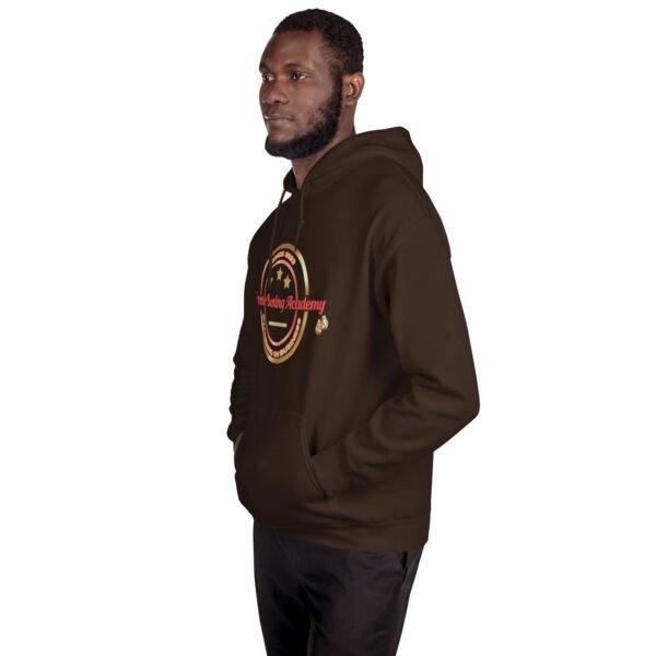 unisex heavy blend hoodie dark chocolate left front 68376fa639065