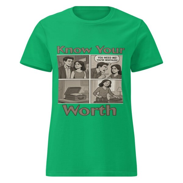 womens basic softstyle t shirt irish green front 682a6f9428d73