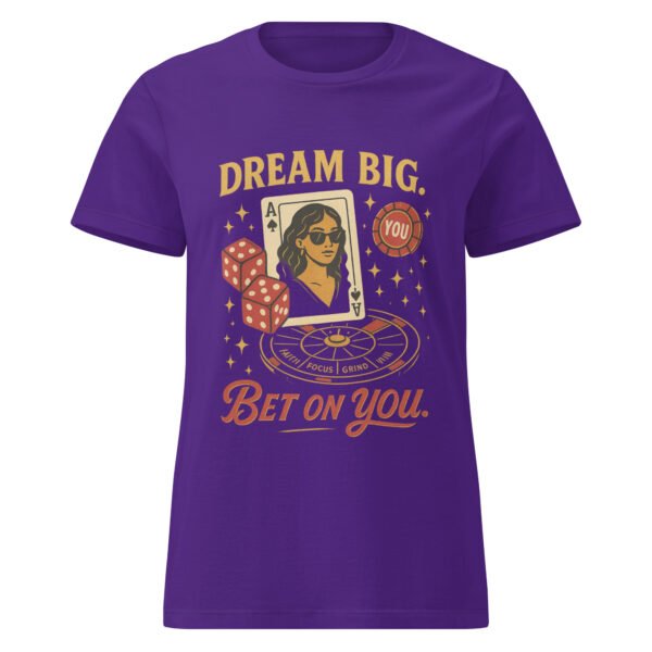 womens basic softstyle t shirt purple front 682e543c4eca1