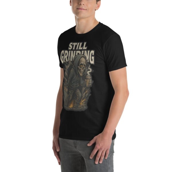 Still Grinding Tee – King Reigns Collection | Shai Valley LLC 6 unisex basic softstyle t shirt black left front 685c0caa7b1d6