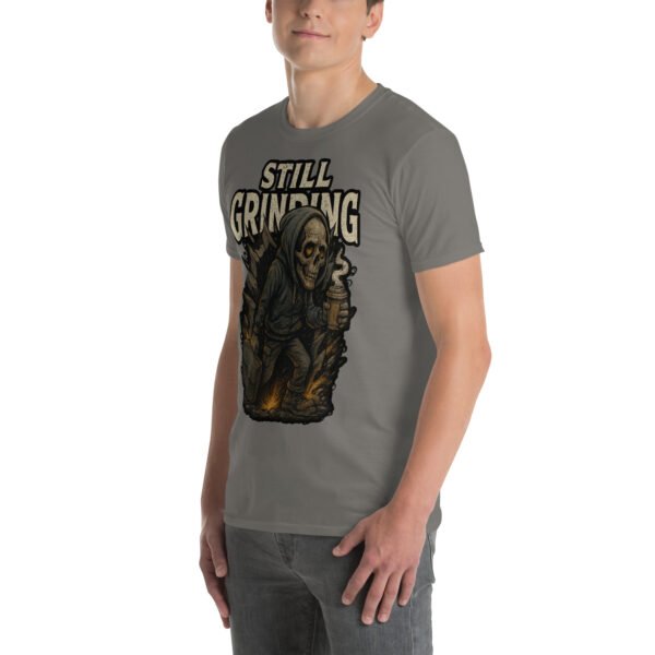 Still Grinding Tee – King Reigns Collection | Shai Valley LLC 18 unisex basic softstyle t shirt charcoal left front 685c0caa9a209