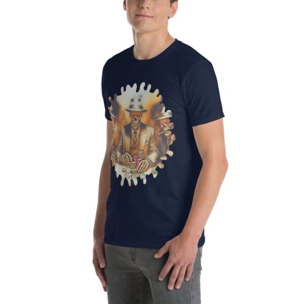 unisex basic softstyle t shirt navy left front 683d3dca181d6