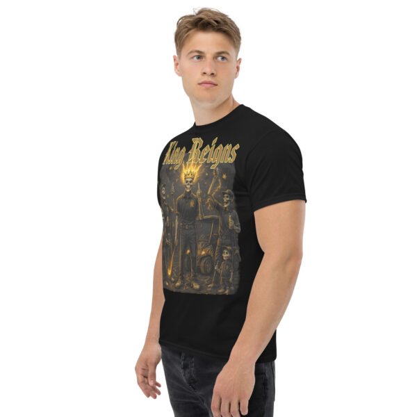 unisex classic tee black left front 684f56e43094f