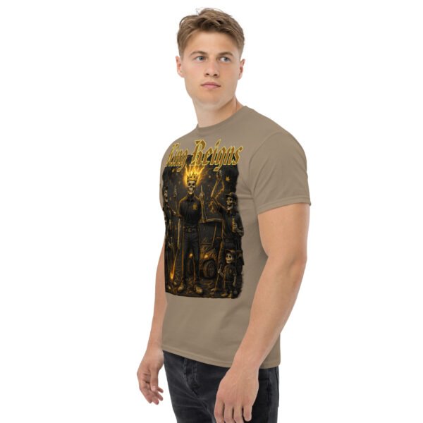 unisex classic tee brown savana left front 684f56e4706a8