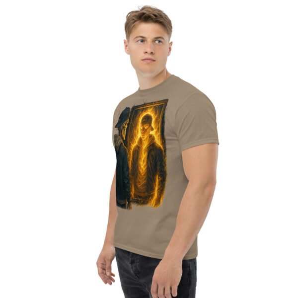 unisex classic tee brown savana left front 684f6a02d7543