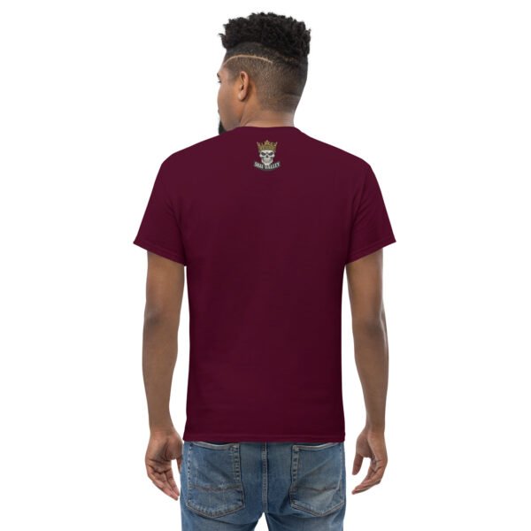 unisex classic tee maroon back 684f7cf751094
