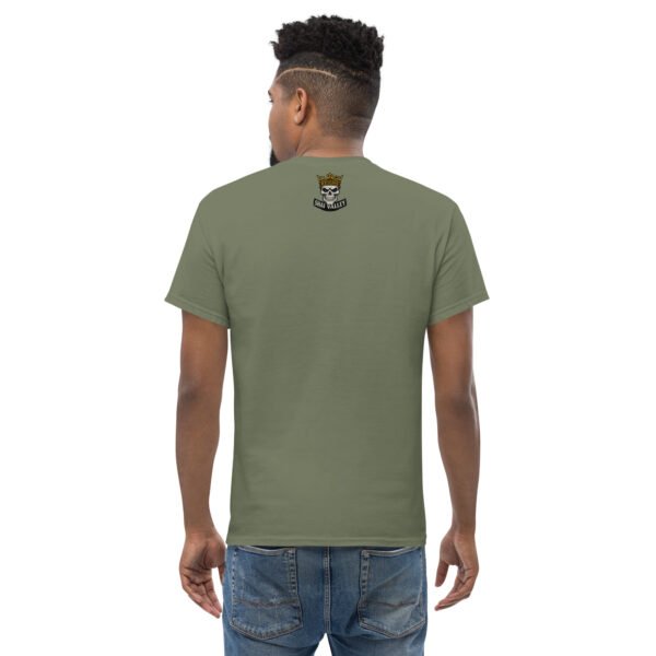 unisex classic tee military green back 684f7cf784c8f