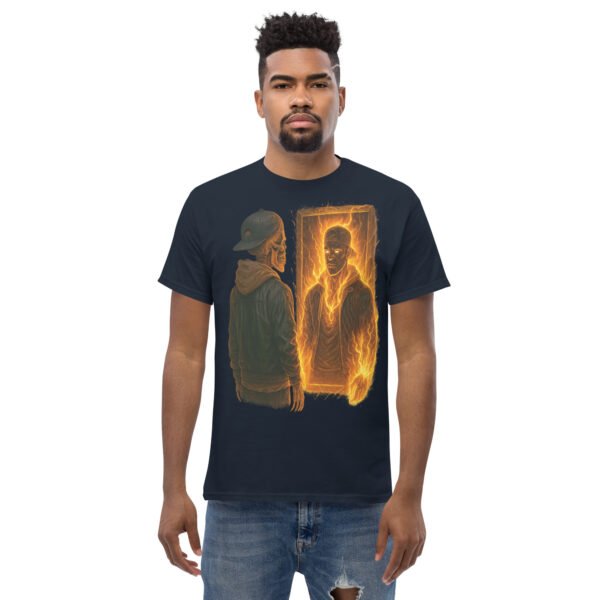 unisex classic tee navy front 684f7cf75a8e5