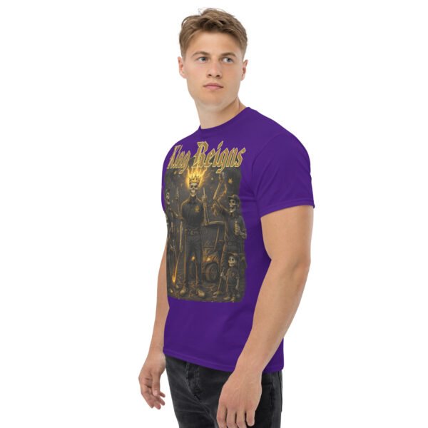 unisex classic tee purple left front 684f56e44a074