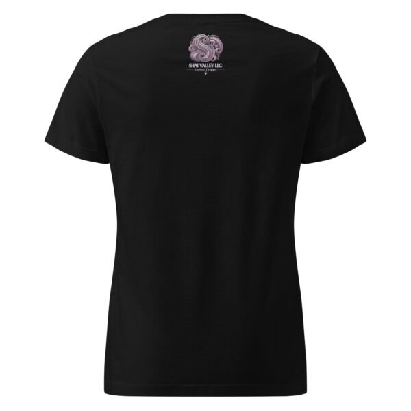 womens basic softstyle t shirt black back 684765833660e