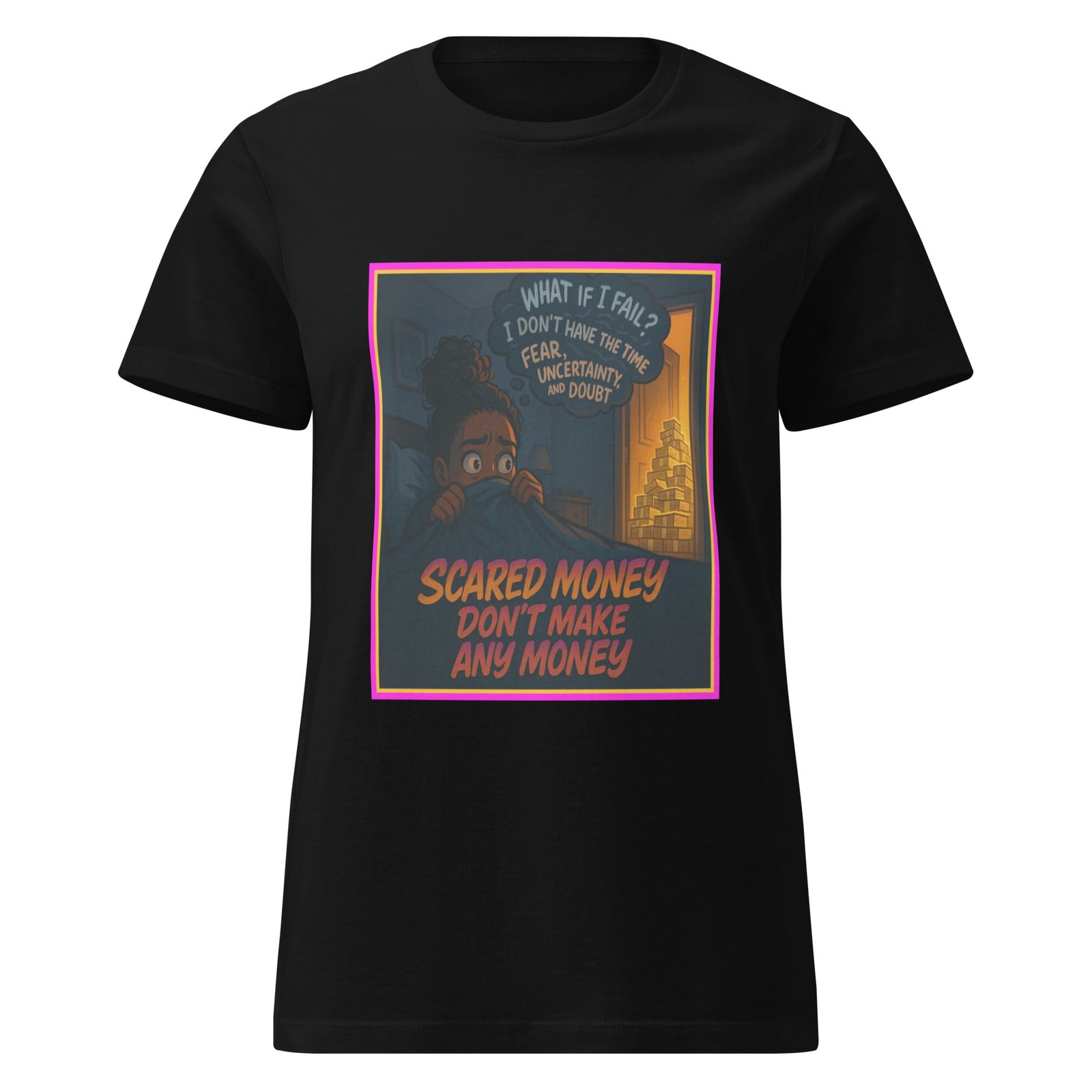 womens-basic-softstyle-t-shirt-black-front-683e3d8342bca