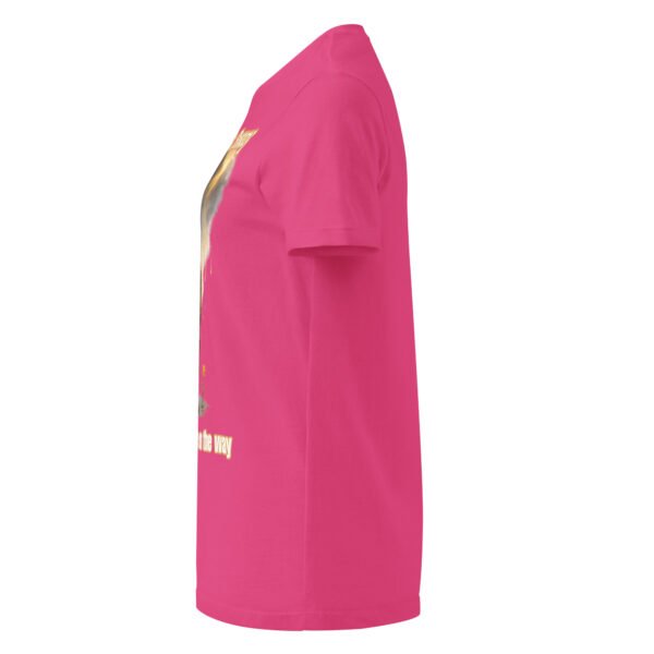 womens basic softstyle t shirt heliconia left 6847658337543
