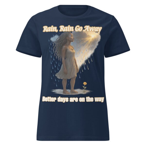 womens basic softstyle t shirt navy front 684765833698d