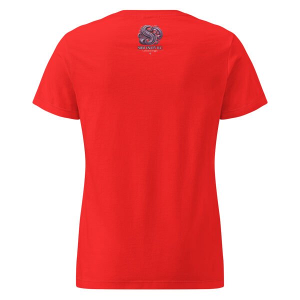 womens basic softstyle t shirt red back 684ef1e924458