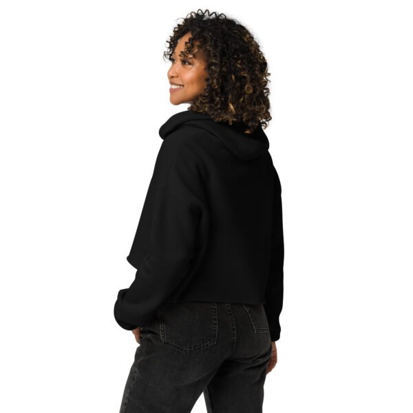 womens cropped hoodie black back 685d312056f5f