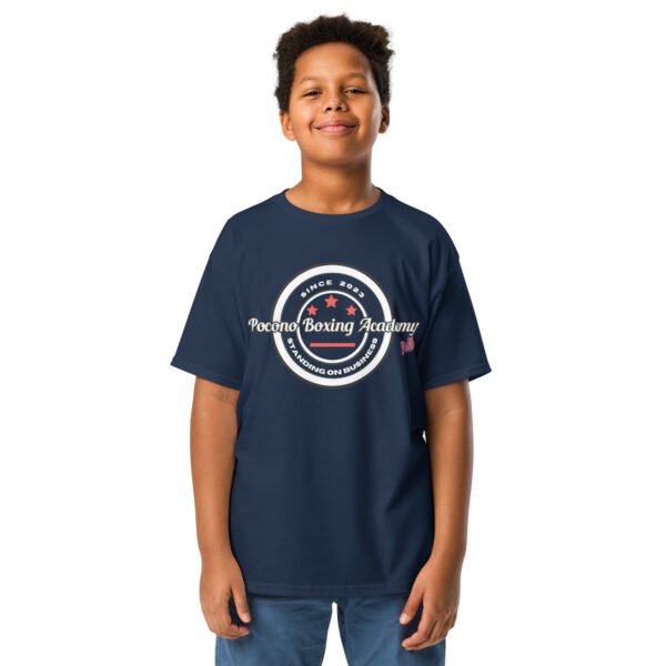 youth classic tee navy front 684b7032d00a5