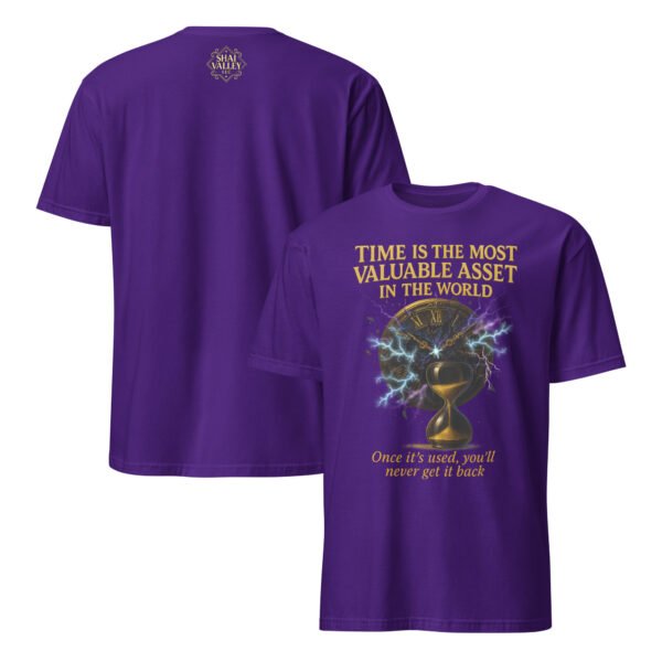 unisex basic softstyle t shirt purple front and back 689bba77202e4