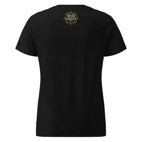 womens basic softstyle t shirt black back 6899f1ae16f25