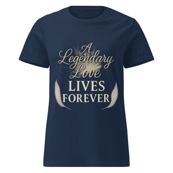 womens basic softstyle t shirt navy front 689a767b3317e