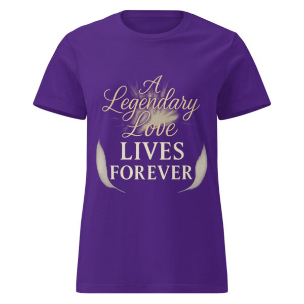 womens basic softstyle t shirt purple front 689a767b33f40