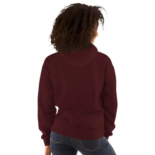 Live Your Vision Motivational Hoodie | By Shai Valley 16 unisex heavy blend hoodie maroon back 693b4fb4ede08