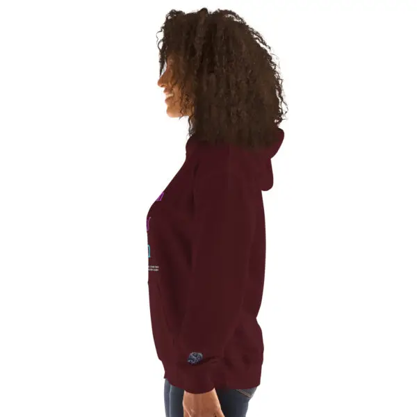 Live Your Vision Motivational Hoodie | By Shai Valley 17 unisex heavy blend hoodie maroon left 693b4fb4f169a
