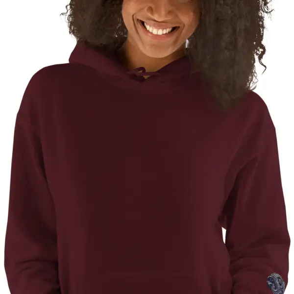 Live Your Vision Motivational Hoodie | By Shai Valley 21 unisex heavy blend hoodie maroon zoomed in 693b4fb50fdc7