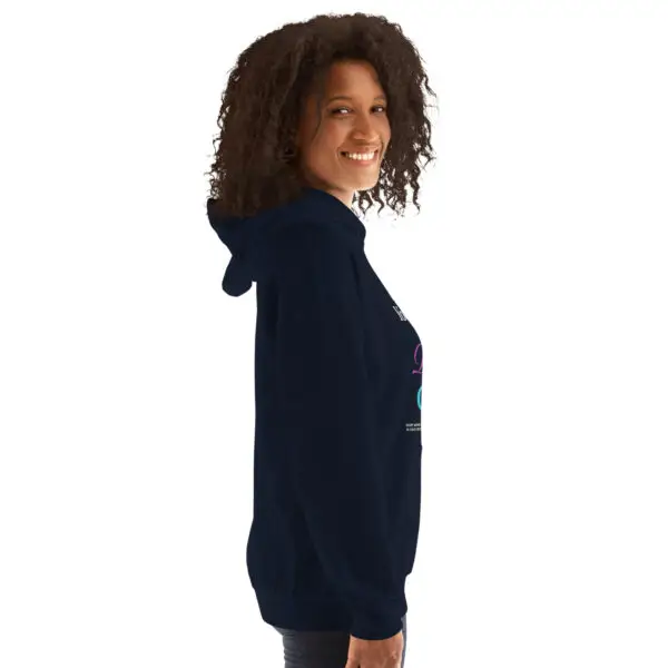 Live Your Vision Motivational Hoodie | By Shai Valley 12 unisex heavy blend hoodie navy right 693b4fb4e1cdc