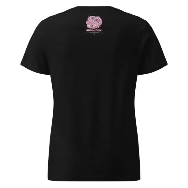 Elevate your frequency with the Legal Hustle Ladies Tee | Shai Valley 2 womens basic softstyle t shirt black back 69503e8f393f5