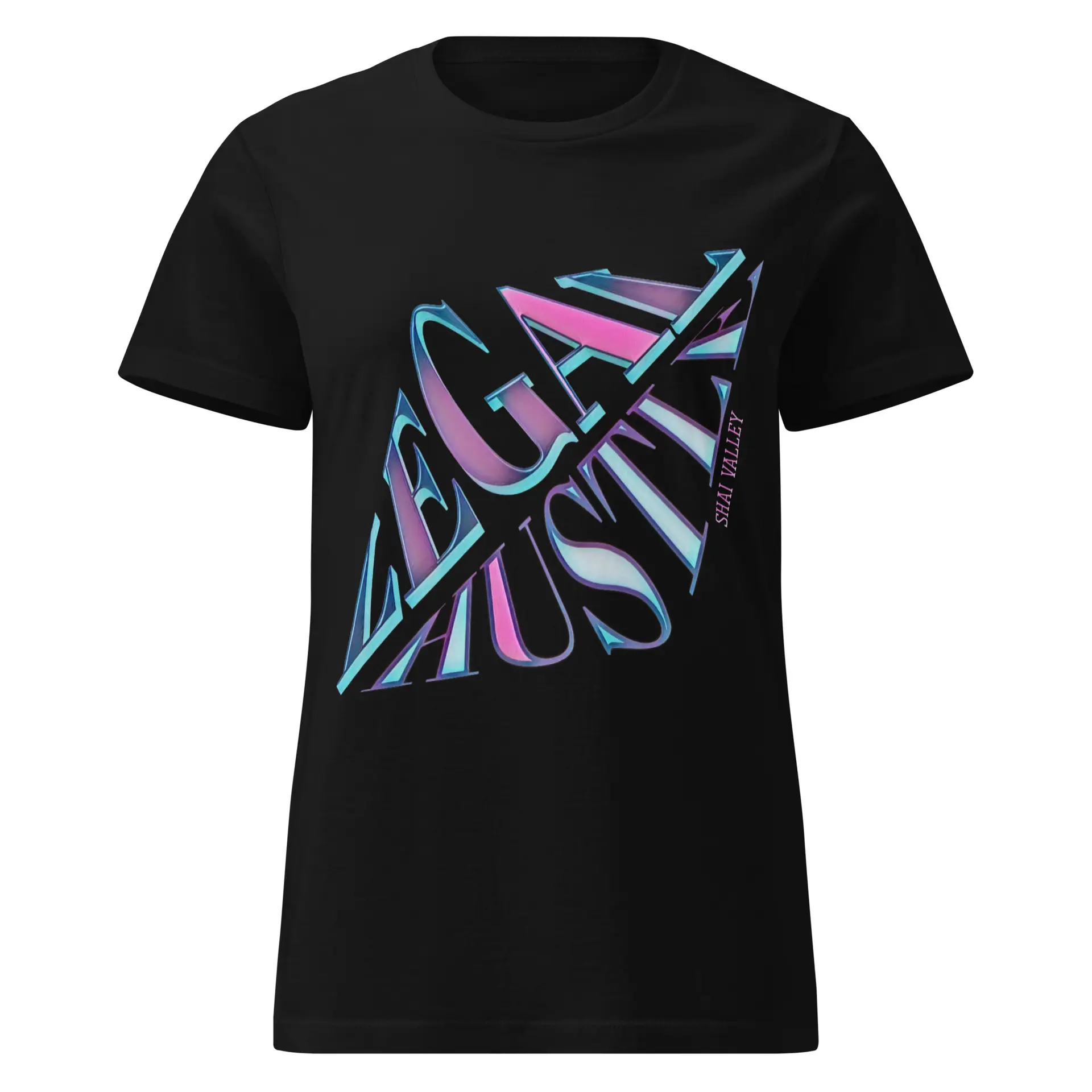 womens-basic-softstyle-t-shirt-black-front-69503e8f382e3