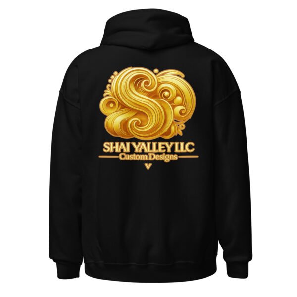 Shai Valley | Elevate Your Frequency Hoodie 7 unisex heavy blend hoodie black back 695bf56734ddf