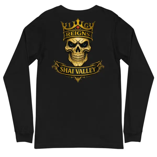 Kiss the Ring Long Sleeve Tee | King Reigns by Shai Valley 2 unisex long sleeve tee black back 697e617d8b11a