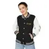 Queen Reigns lioness varsity letterman jacket by Shai Valley womens streetwear
