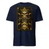 King Reigns skull playing card t shirt gold black Shai Valley