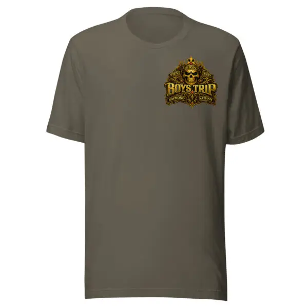 Boys Trip 2026 Myrtle Beach Edition Tee | King Reigns 33 unisex staple t shirt army front 69cb24f06399f