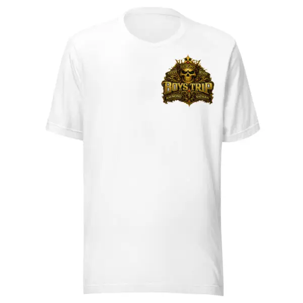 Boys Trip 2026 Myrtle Beach Edition Tee | King Reigns 35 unisex staple t shirt white front 69cb24f0645a7