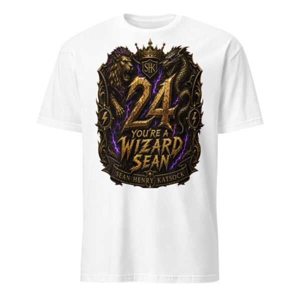 24 • You're a Wizard, Sean 23 unisex basic softstyle t shirt white front 6a21f85ff3559